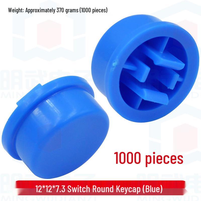 Mingwu Electronics Colorful Round Keycap Switch Caps - B3F Plastic Accessories