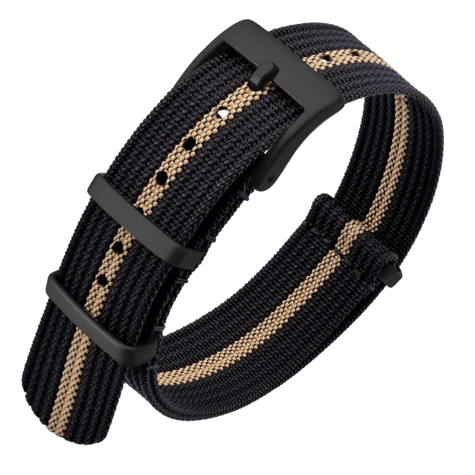 

ANNEFIT Сменный ремешок НАТО, Ремешок для часов из баллистического нейлона, Милитари, Нейлон 18 mm