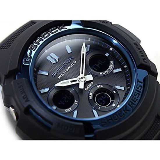 Casio G-Shock AWG-M100A-1A Tough Solar Radio Controlled Analog Digital Watch Black 200m Water Resistant