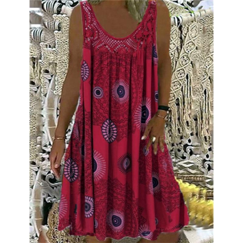 Sexy women's  sleeveless lace dress plus size loose swing camisole long skirt large