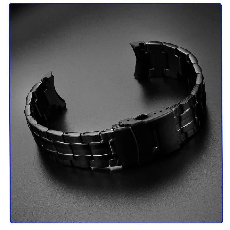 22mm nerezový řemínek Pro Casio EF-550 Řada EDIFICE EF-550D/PB EF-523 5147 Vodotěsný silikonový gumový řemínek na hodinky Náramek