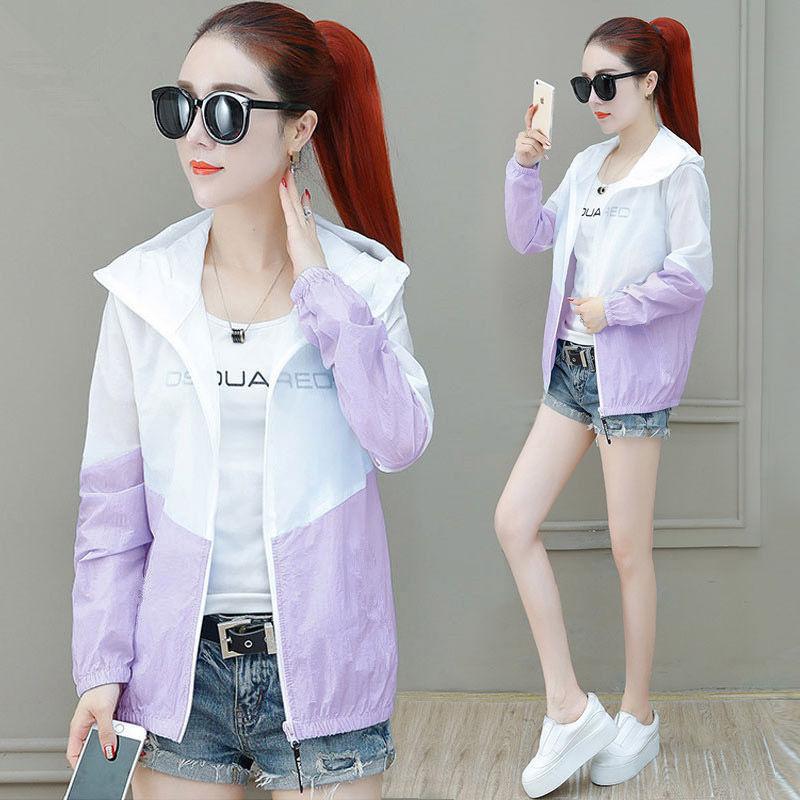 Summer Women's UV Protection Sunscreen Jacket Korean Style All-match Thin Loose Sunscreen Clothing