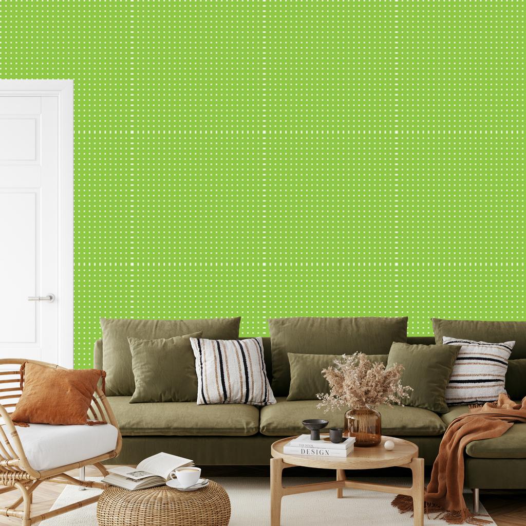 Lime Dots Wallpaper for Living Room and Bedroom 50x1000
