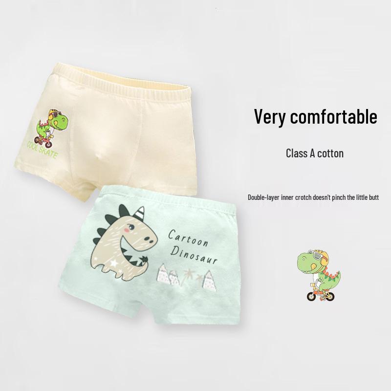 Kids' Cotton Boys' Boxer Briefs - Sizes for Small Kids To Teenagers