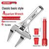 Adjustable Multi-Purpose Bathroom & Kitchen Wrench for Large Diameter Plumbing and Faucet Installation
