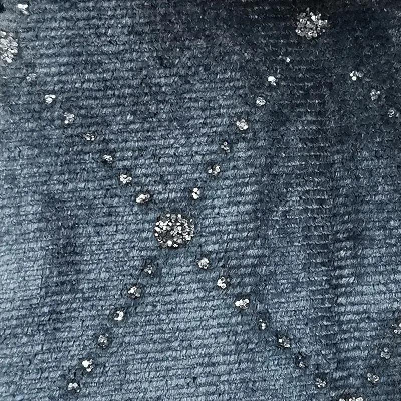 Velvet Gold Hot Stamping Fabric Silver Starry Stripes Star Bronzing Fabric for DIY Dress High-End Bride Dresses Sewing Cloth