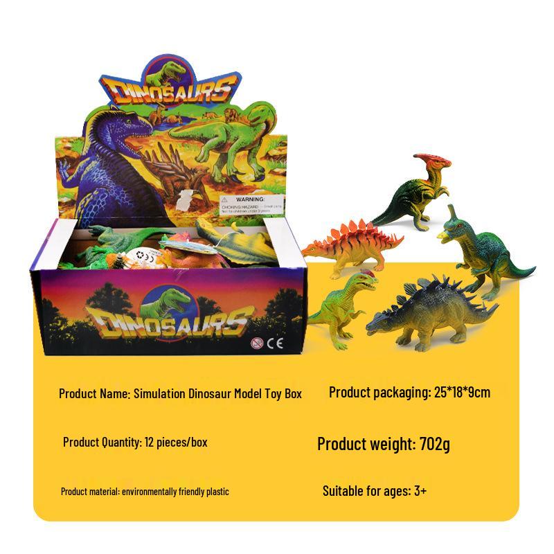 

Набор из 12 моделей динозавров: Европейская коллекция детских игрушек с участием тираннозавра рекса