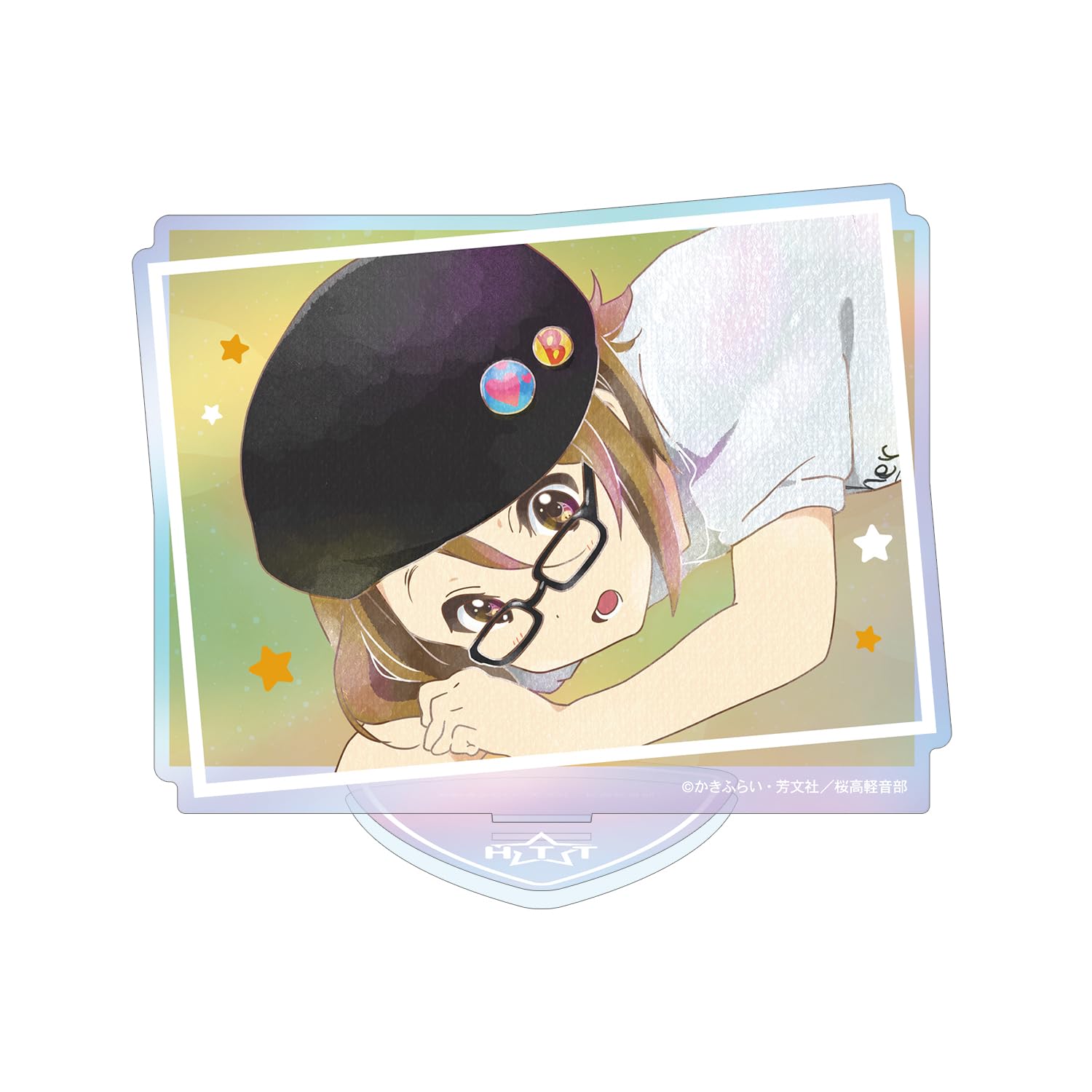 K-ON Таинака Рицу Ани Арт акриловая подставка Аква-лейбл Аврора