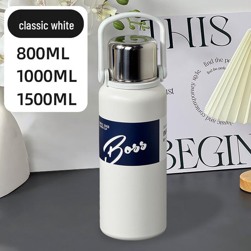 MRSIKEY 1500ML Insulated Outdoor Sports Water Bottle