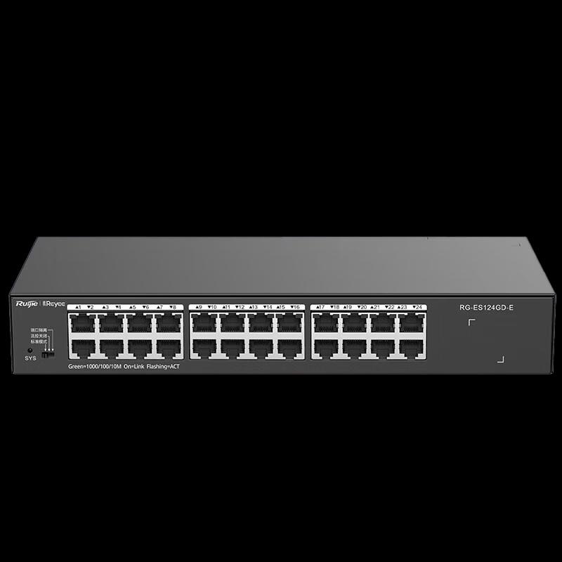 

Ruijie RG-ES124GD-E 24-Port Unmanaged Gigabit Switch