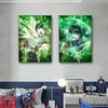 Japan Manga My Hero Academy Decu Poster Canvas Painting Bnha Midoriya Izuku Wall Painting for Living Room Decoration At Home