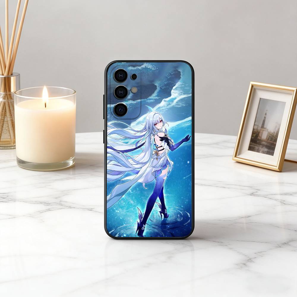 Cool G-GENSHIN IMPACT S-Skirks-GPS Phone Case For Samsung S25,S24,S21,S22,S23,S30,Ultra,S20,Plus,Fe,Lite,Note,10,Black Cover