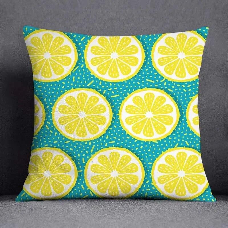 45x45cm Fruit pattern Home Decoration pillowcase Living Room Sofa Seat Office  Cushion  cover
