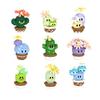 Idea Funny Cartoon Figures Micro Diamond Building Block Cactus Nanobricks Potted Plant Construction Educational Toys For Gifts