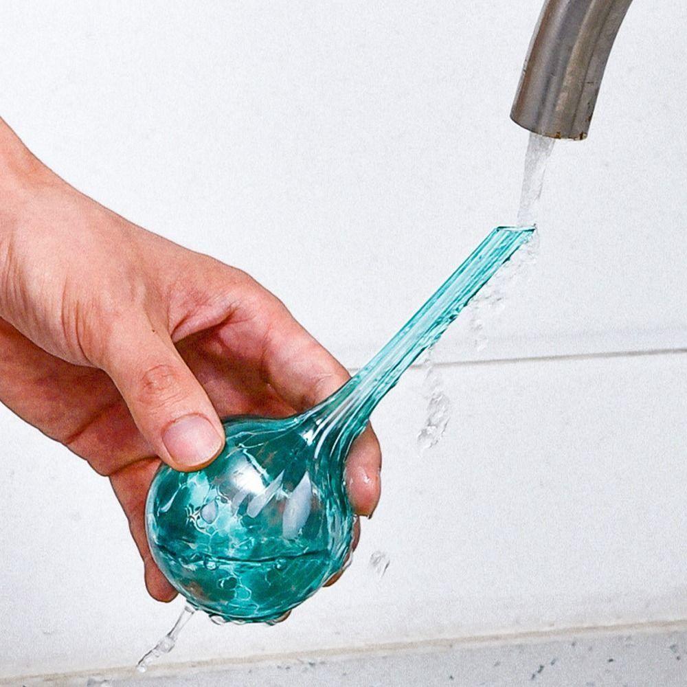 Glass Automatic Plant Watering Ball 100ml Bulb Shape Glass Auto Drip Irrigation System Colorful Automatic Watering Spike