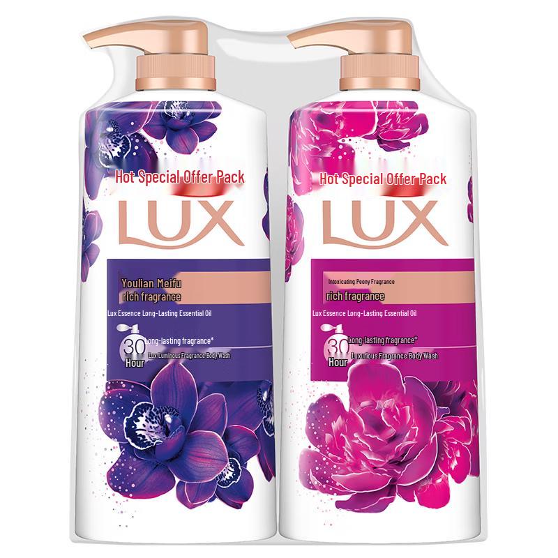 Lux Peony & Black Orchid Fragrant Body Wash Duo