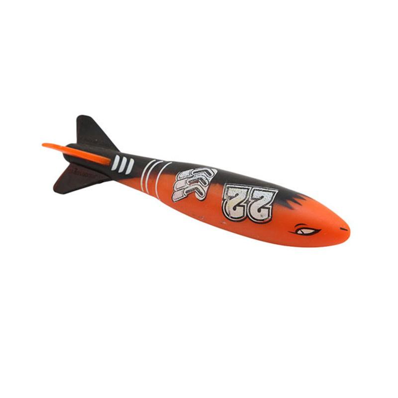 Set Di 4 Torpedo Rocket Giocattolo Per Nuoto Subacqueo – 13 Cm, Colori Brillanti, Per Piscina E Mare