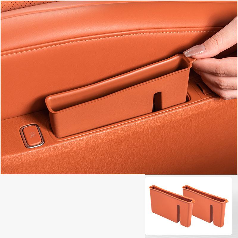 For HUAWEI Aito M9 Car Styling Rear Seat Side Box Phone Slot Seat Gap Strip Leak Proof Storage Box Auto Modified Accessories