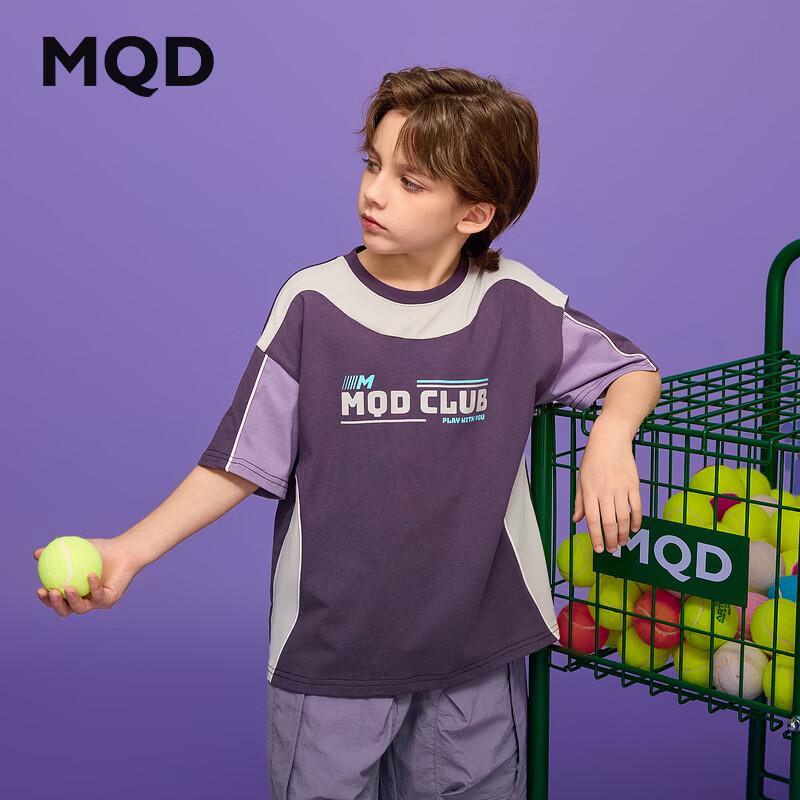 MQD Boys  Summer Color Block Sport T-Shirt 130cm
