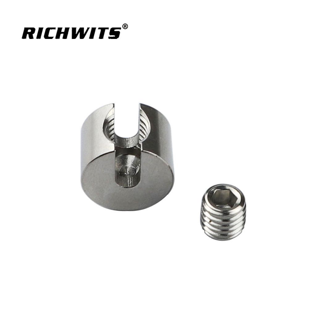 316 Stainless Steel Slot Head Wire Rope Clamp for Cable Mesh
