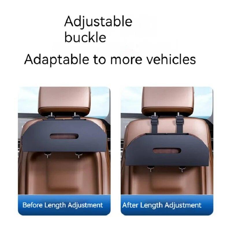Úložný box na zadní stranu autosedačky Multifunkční kožený box na kapesníky do auta Úložný box na zadní stranu autosedačky Držák na pohár Kreativní Přenosnost