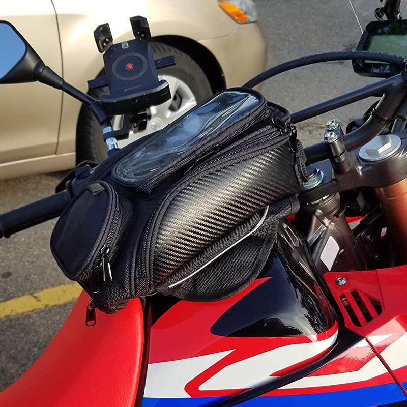 Universelle Motorrad-Tanktasche Wasserdicht Langlebig Oxford-Gewebe Große Kapazität Motorradtasche für Ausflugsfahrt