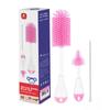 Anpei 360° Rotating Silicone Bottle & Nipple Cleaning Brush Set
