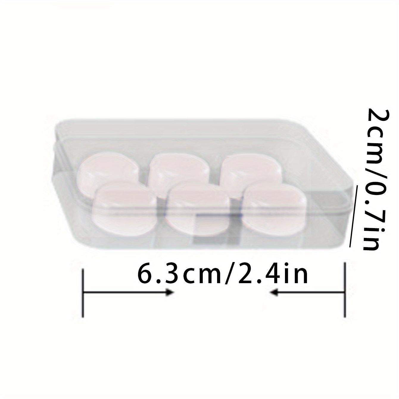 

Многоразовые силиконовые беруши: Шумоподавление для взрослых — идеально подходит для сна, самолетов, концертов и кошения белый
