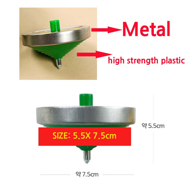 Koreanische Kreisel. Fadenkreisel. Fight Top-Metal