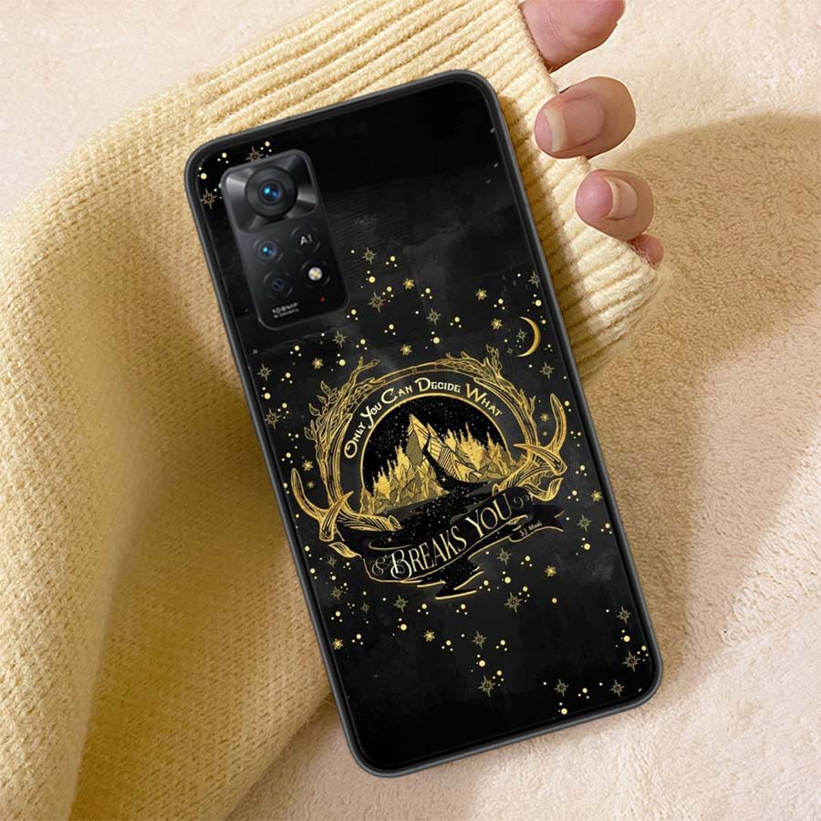 A Court of Mist and Fury Sarah J Maas Phone Case For Redmi Note 13 14 15 Pro Plus 12 13C 12C 15C 9 10 10C 9T 9C 9A TPU Soft Cove