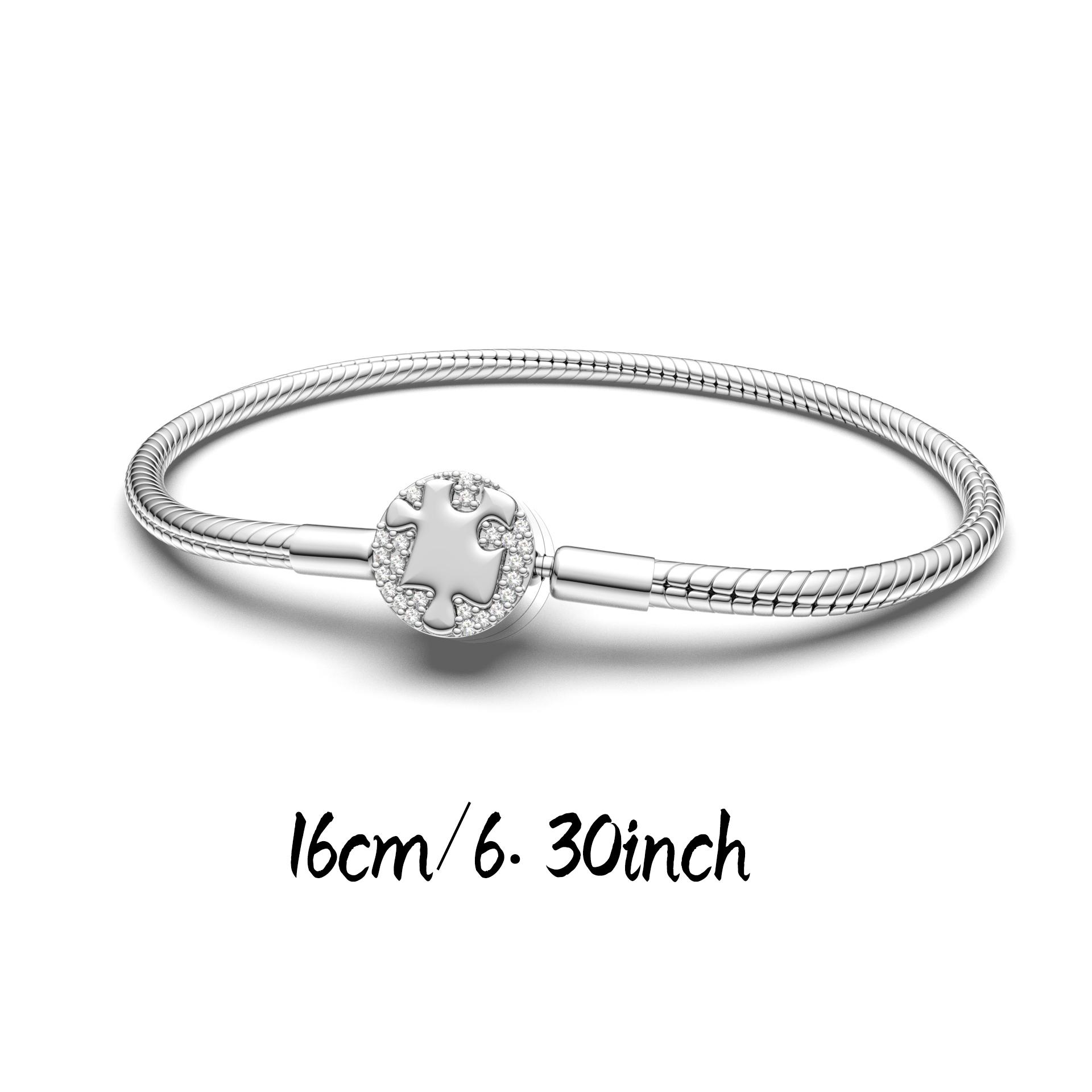 Manyilus Bracelets for Couples Bracelet Charm Silver 925 Jewelry Girls Fit Original Bracelet Women Real 925 Charms Plata Paired