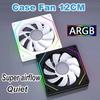 PWM Control PC Case Fan ARGB CPU Cooler Fan 3D Texture Computer Chassis Fan  PC Case