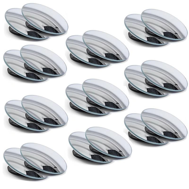 1/2/6/12/20pcs Car Blind Spot Mirrors Auto Parking Blind Area Auxiliary Small Round Mirror 360 Wide Angle Adjustable Rearview Mirror
