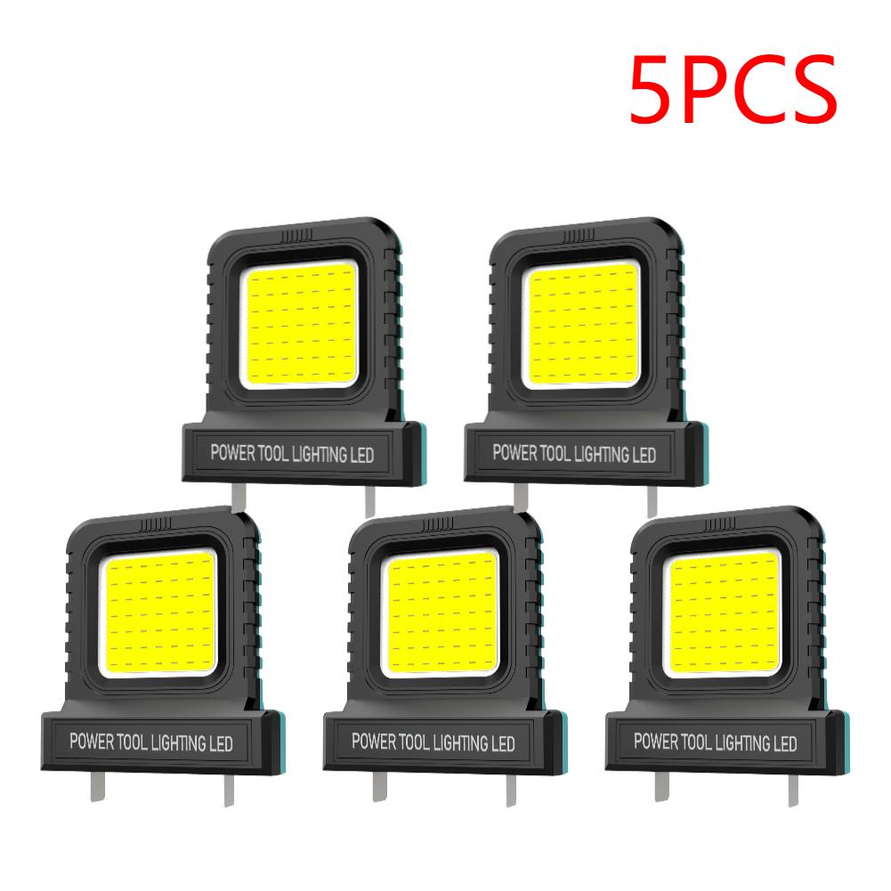 1/2/5Pcs 14W Mini Pocket Work Light Super Bright LED Spotlight 20V-21V Lithium Battery Power Tool Accessories for Car Repair