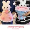 Cute Princess Rabbit Bouquet Plush Toy For Valentine's Day And Qixi Festival