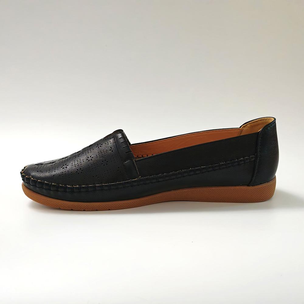 Spring Summer Shoes Women Loafers Lightweight Black Slip on Casual Shoes Flat Soft Comfortable Plus Size 42