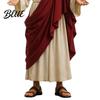 Jesus Figurine 5 Inch with Open Arm Hand Painted Religious Statue Resin Christian Sculpture for Spiritual Collection Home Decor Fabric Robe Figure