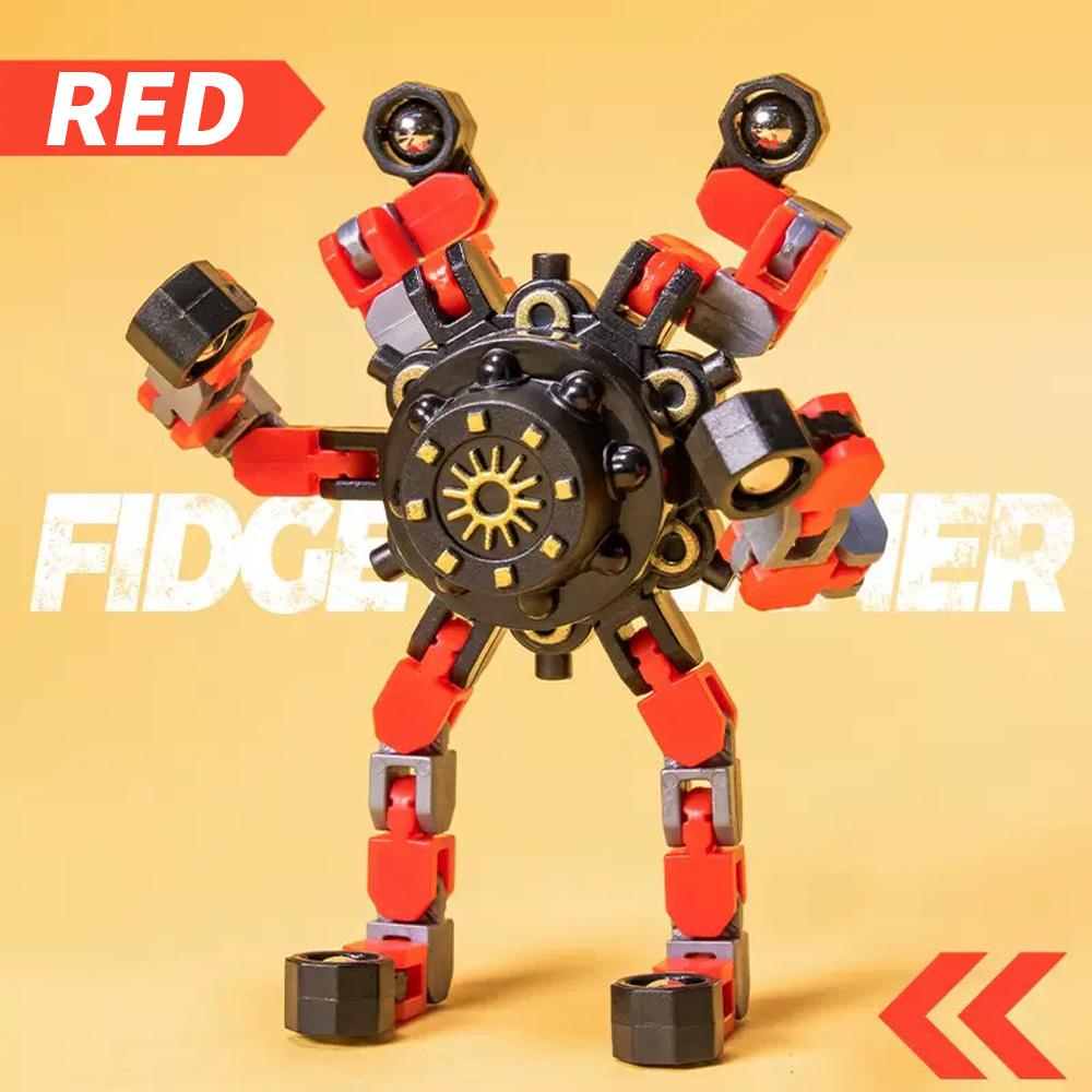 4pcs/2pcs/1pc Deformation Decompression Mechanical Fingertip Gyroscope Can Be Freely Deformed To Exercise Children's Hands-on a