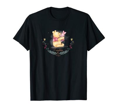 Disney Winnie the Pooh and Piglet Friendship and Embrace T-shirt