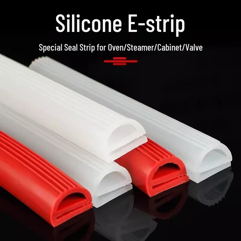 High-Temperature Silicone E-Type Sealing Strip