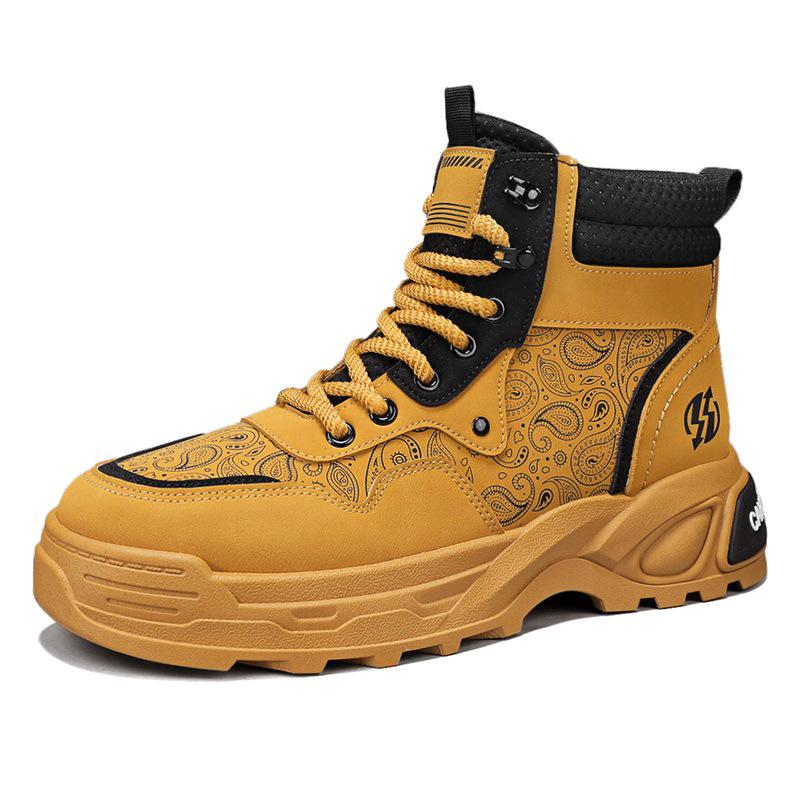 Martin boots men's winter high-top casual British style retro short boots outdoor hiking shoes non-slip tooling shoes