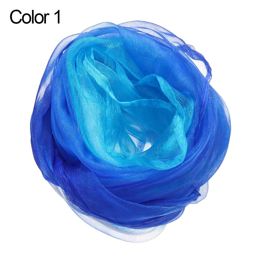 

Scarves Juggling Performance Props for Kids Dance Scarfs Square Silk Scarf Gradient Color Scarf Gradient Color Dancing Scarf