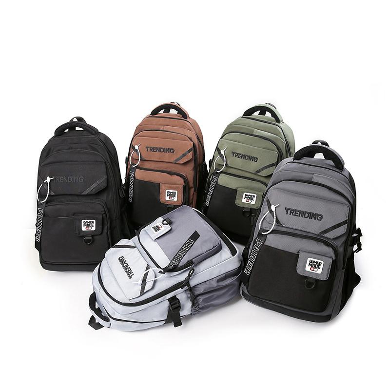 Men's Large Capacity Backpack Travel Computer Backpack Women's Junior Senior High School Student Schoolbag