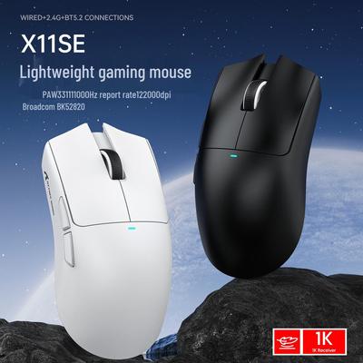 ATTACK SHARK X11SE Wireless Bluetooth Gaming Mouse - Long Battery Life, Three Modes, Lightweight