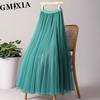GMXIA 28 Colors Women's Fashion Casual Summer Spring Leisure Skirt