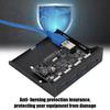 Expansion Card Front Floppy Bay Adapter PCI-E To 4xUSB3.0 for NEC720201 Chip Front Floppy Bay Adapter Expansion Riser Card Black