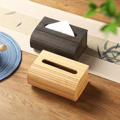 Chinese Bamboo Tissue Box Creative Living Room and Study Decoration Ornaments Dining Table Napkins Storage Paper Boxes Home