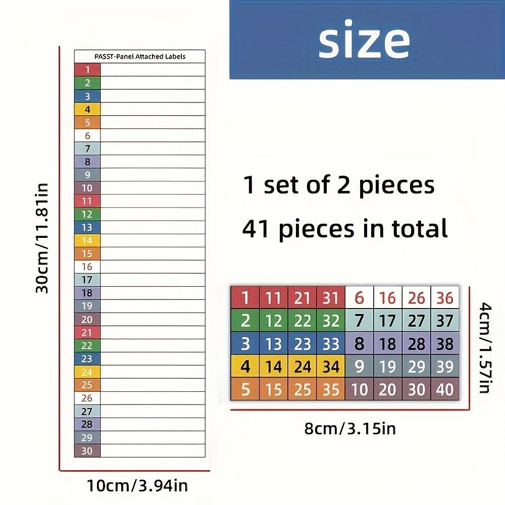 

Комплект етикеток для автоматичних вимикачів (1-10, N, T, R, S). Легке маркування для електрощитів та розподільних щитів. Підходить для однофазних/трифазних систем. білий