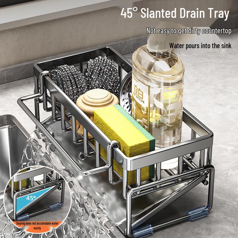 304 Stainless Steel Kitchen Storage and Drain Rack