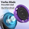 Powerful USB Mini Air Circulator Fan - 100-Speed Adjustable Turbo Blower for Desktop, Wall-Mount & Travel Use